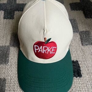 Parke Cream and Green Cap